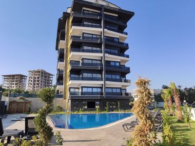 10744 - Авсаллар, квартира на продажу с мебелью 