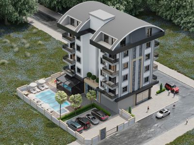 P1469 - 2+1 duplex в новом жилом комплексе в престижном районе Каргыджак 