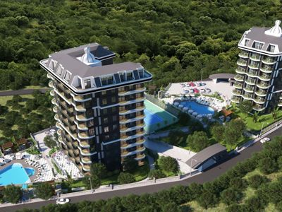 11087 -Демирташ  продажа квартиры в комплексе на этапе строительства 