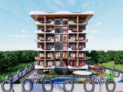 P2414 - новый проект жилого комплекса в районе Махмутлар 