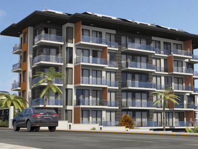 P752 Апартаменты в новом жилом комплексе на берегу Средиземного моря, Кестель